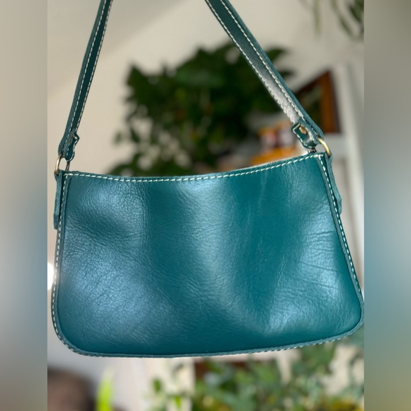 Portland Leather Handbags - Portland Leather Goods Peacock Baguette